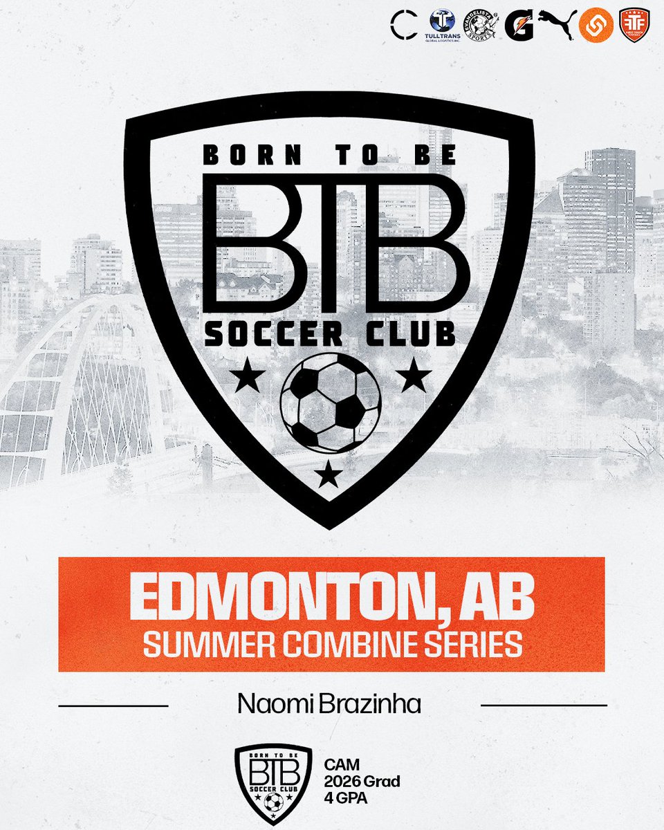 Welcome to the 2024 Summer Combine Series: Edmonton, Naomi! ✔️ Are you ready to #LeaveYourMark in Edmonton this summer? ⚽️☀️ 𝗙𝗢𝗥 𝗜𝗡𝗙𝗢 & 𝗥𝗘𝗚𝗜𝗦𝗧𝗥𝗔𝗧𝗜𝗢𝗡 🔗 Link in bio 🧑‍💻 Visit: bit.ly/FTFSummerCombi… #FTFCanada #SummerCombine #SoccerCombine #Edmonton