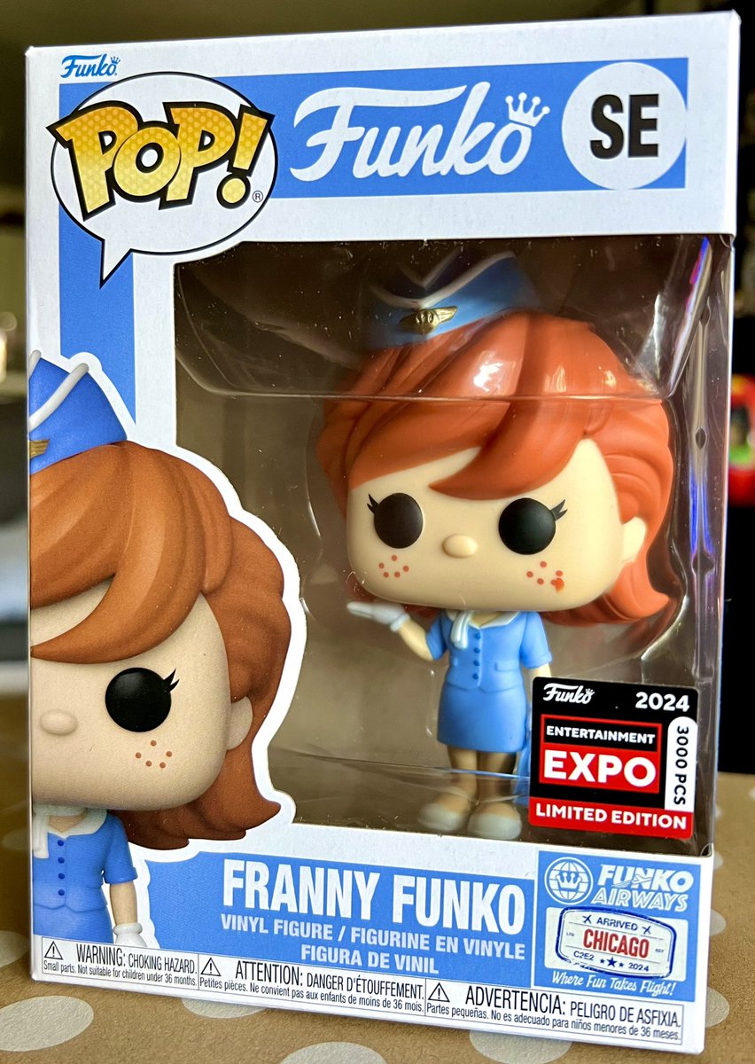 A new fresh faced Franny has arrived!! TY so much to @OriginalFunko for sending me a replacement! In celebration of her arrival, I’m giving my smooshy freckle faced Franny to a very deserving person! CONGRATS to @NikkiLA22 🎉😍🩷 #funkofamily love ya girl!