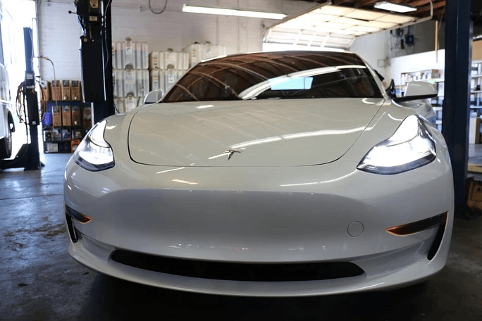 Did you know? Good Works Auto Repair services Tesla models! Check out this Tesla Model Y that rolled into our shop for specialized repairs. If your Tesla needs fixing up, stop by our Tempe location. Your Tesla is in good hands with us! 

#GoodWorksAuto #TeslaModelY #AutoRepair