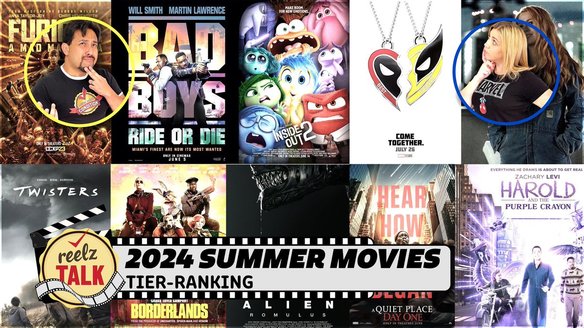 Are you ready for summer movie season? We are on Reelz Talk and we're kicking it off with our live ranking of our most anticipated summer movies for 2024. Join us tonight at 8PM ET live to join in the fun! Head to this link: bit.ly/3URuE1l to create your own ranking!