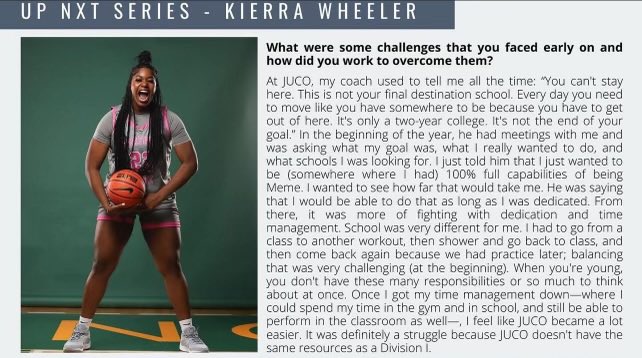 Excited to see former Falcon, Kierra Wheeler (@memewheeler) talk about her journey as a student-athlete and her experiences coming from JUCO/Daytona State College. Big props to @capturesports as they feature their NIL client in this months issue!
#weareone💙