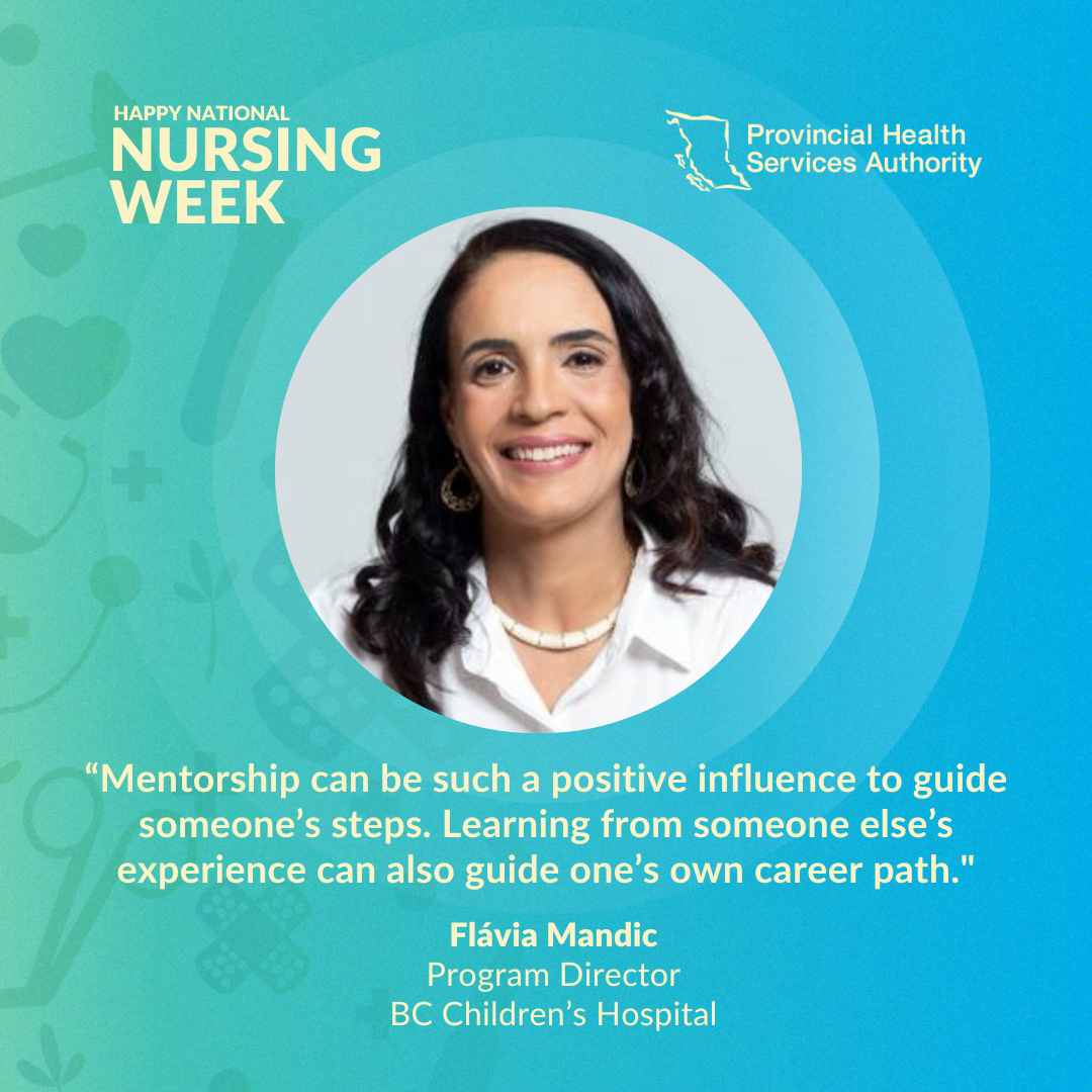 During National Nursing Week, we express our appreciation to the dedicated nursing teams across the province for their unwavering commitment to high-quality patient care, support and mentorship, making a profound difference every day. Celebrate a nurse at phsa.ca/thanks.