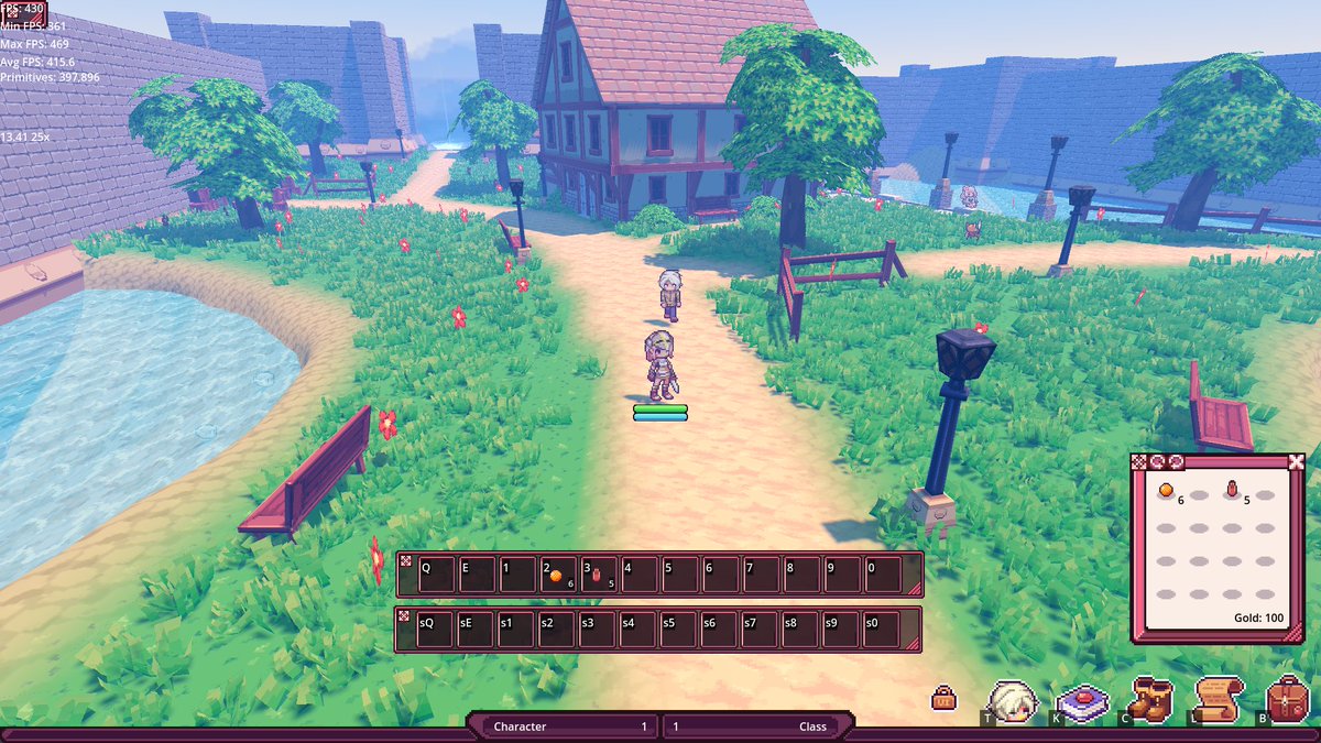 Maytch's tweet photo. The indie game I'm making and the three inspirations behind it! You could probably guess the first one. https://t.co/DvIyWkAvfn