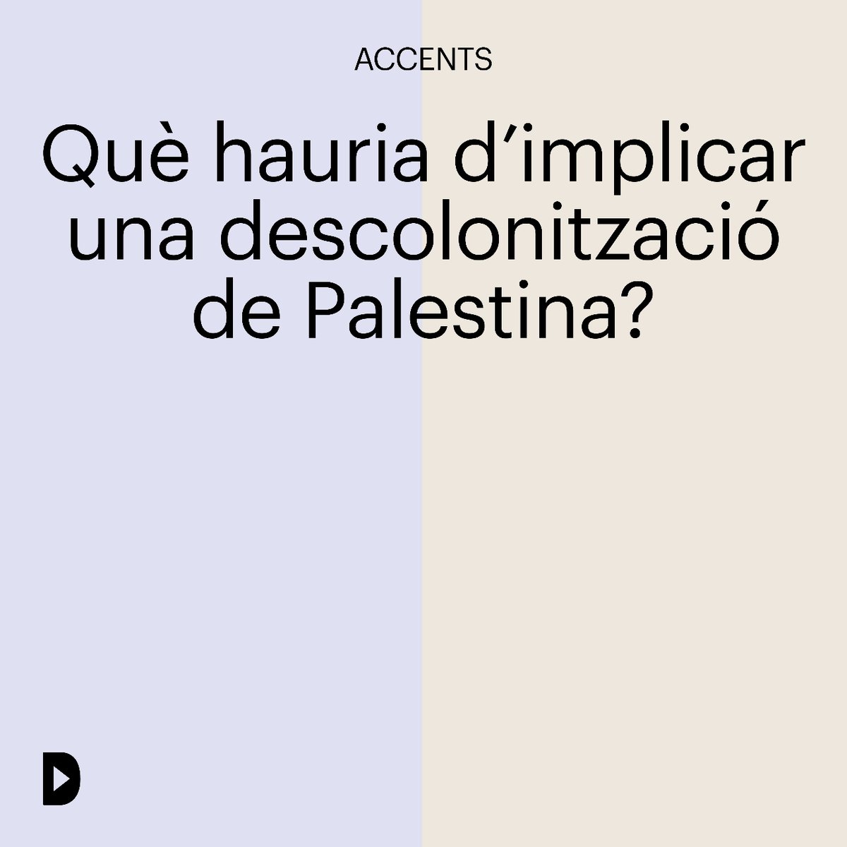 #Directa578 | #Accents 'Què hauria d'implicar una descolonització de Palestina?' 1️⃣ Salah Jamal, metge, escriptor i historiador directa.cat/un-estat-unic-… 2️⃣ Aritz Garcia Gómez, expert en relacions internacionals i militant internacionalista de @Sodepau__bcn directa.cat/reparacio-a-le…