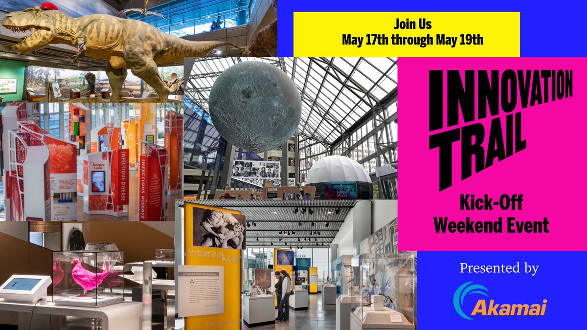 We are excited to be partnering with @BostonInnoTrail for their 2024 Kick-Off Weekend on Friday, May 17! Visit us and just one other museum or science center that weekend and you'll earn a limited edition Innovation Trail hat. Learn more: bit.ly/44oZxx9