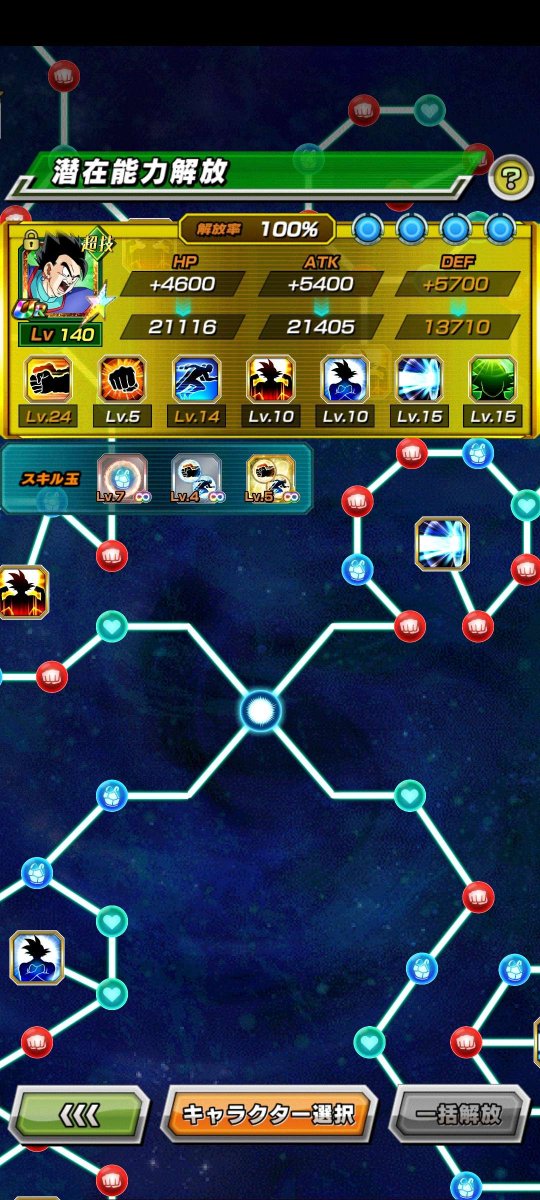 I would recommend a build very similar to this for TEQ Gohan. You get supreme value from even getting the hipo additional turn 1 regardless of if it's a super or not. So full additional, some raw defense equips, then the rest into dodge will serve everyone well 👍