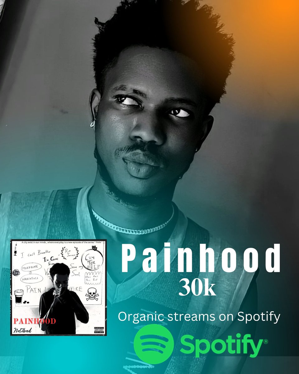 30k organic streams on Spotify alone in Just 5 months !! No major PR , No playlisting , just from me to the wonderful people listening globally !! Big shout-out to everyone streaming this beauty of a project, i really appreciate each and every one of you !! 💯🔥❤️🙏✊🏿🫂