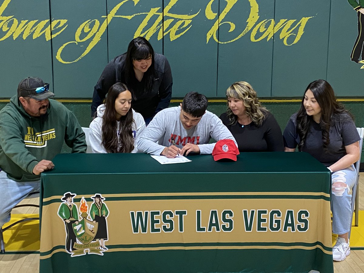 Congratulations to @WLV_Athletics PJ Montaño on his SLI to attend and play football at NMMI. Thank you PJ for all your hard work and dedication to being a Don! Good luck and congratulations @_NMAA @sfnmsports