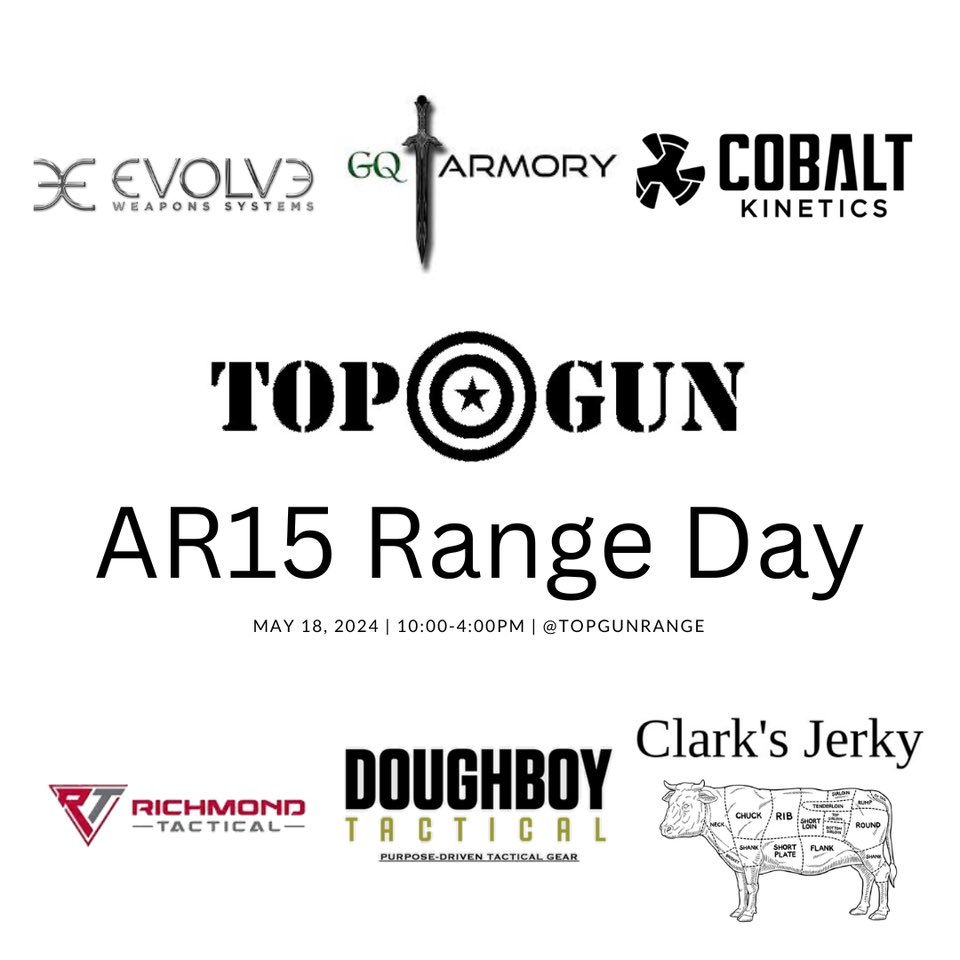 TopGunRangeTX's tweet photo. Saturday May 18th https://t.co/2Y46W1F77I