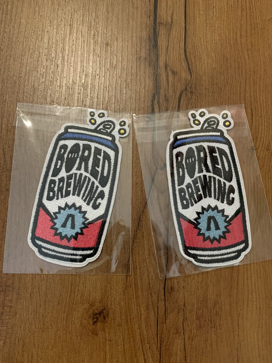 S/O @BoredBrewingCo for the cool patches 🙏