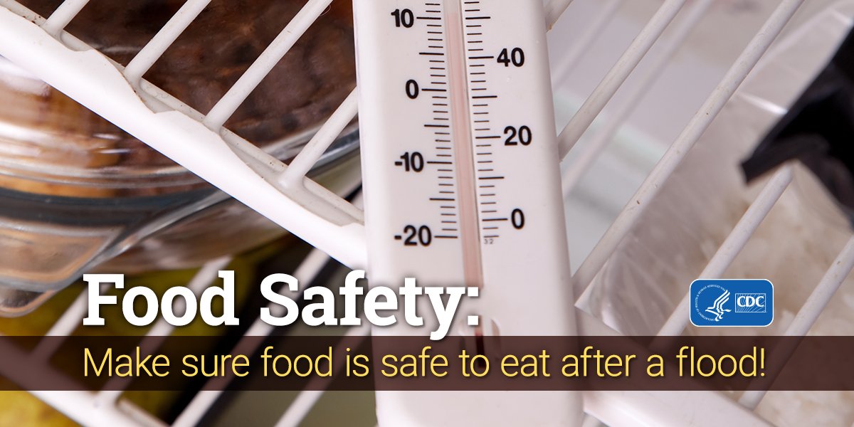 Floods and power outages can make many foods unsafe to eat. Check these tips to learn which foods and drinks to throw away. When in doubt, throw it out! bit.ly/3tvY8T0
