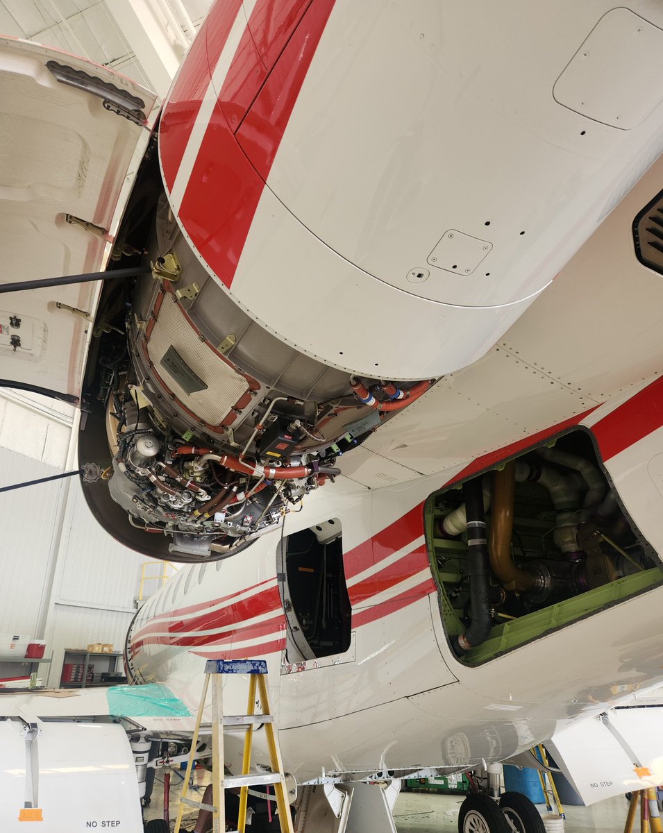 RBR_MX's tweet photo. RBR is currently completing a 24, 48, and 96 month inspection on a G280. Reach out to us today for all your maintenance needs! 214-351-6604

#WorkFlowWednesday #Gulfstream #G280 #AircraftMaintenance #DallasLoveField #RBR #RBRAviation https://t.co/eszzzSMZ4u