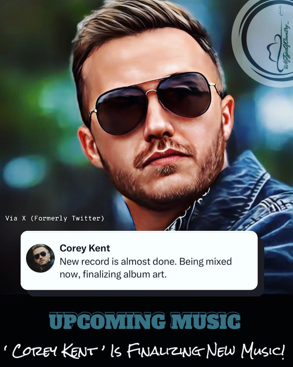 As new music Friday closes in, @coreykent is finalizing album art for his new record!! 

#coreykent #newmusicalert #countrymusic #newmusicontheway