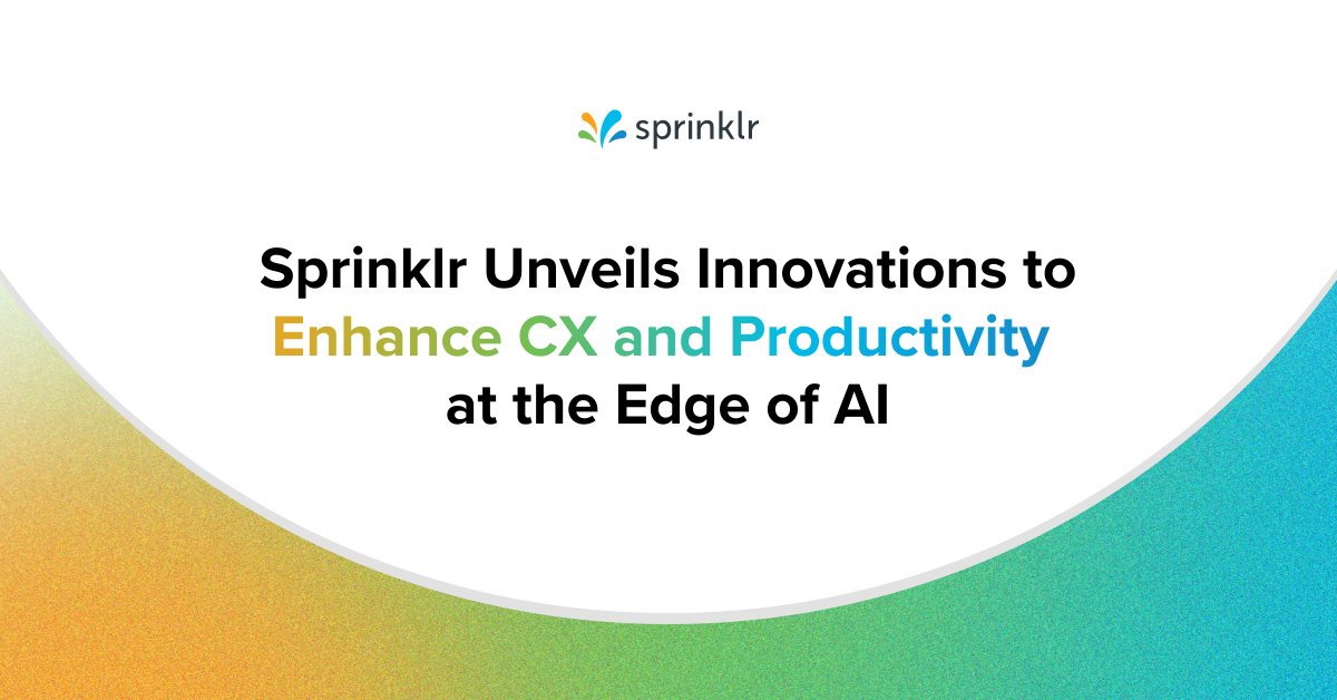 🔥🔥🔥 Big news: At #CXUnifiers24, <a href="/Sprinklr/">Sprinklr</a> announce a host of new innovations across our unified platform! Learn how they can help you unlock the power, potential, and promise of AI for exceptional CX ➡️ ms.spr.ly/6016YV3t0