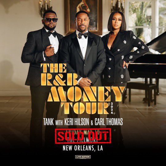 Won’t HE do it?.. Only if you let HIM!.. Starting off with a bang this Fri May 10th in New Orleans! Love you..💙 “THE R&B MONEY TOUR” link to tickets in my bio R&B MONEY