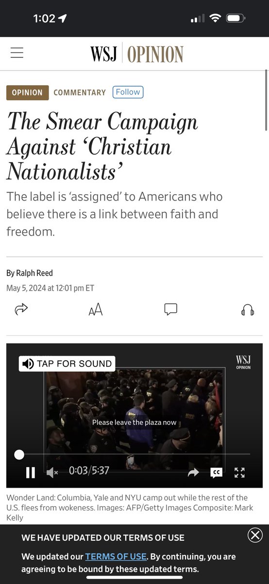 Leave it to to the @WSJ to expose the smear campaign against “Christian nationalists” while liberal “Christian” journalists like @reachjulieroys @drmoore #DavidFrench join the leftists attack against any believer who desires for God to take center stage in America again.…