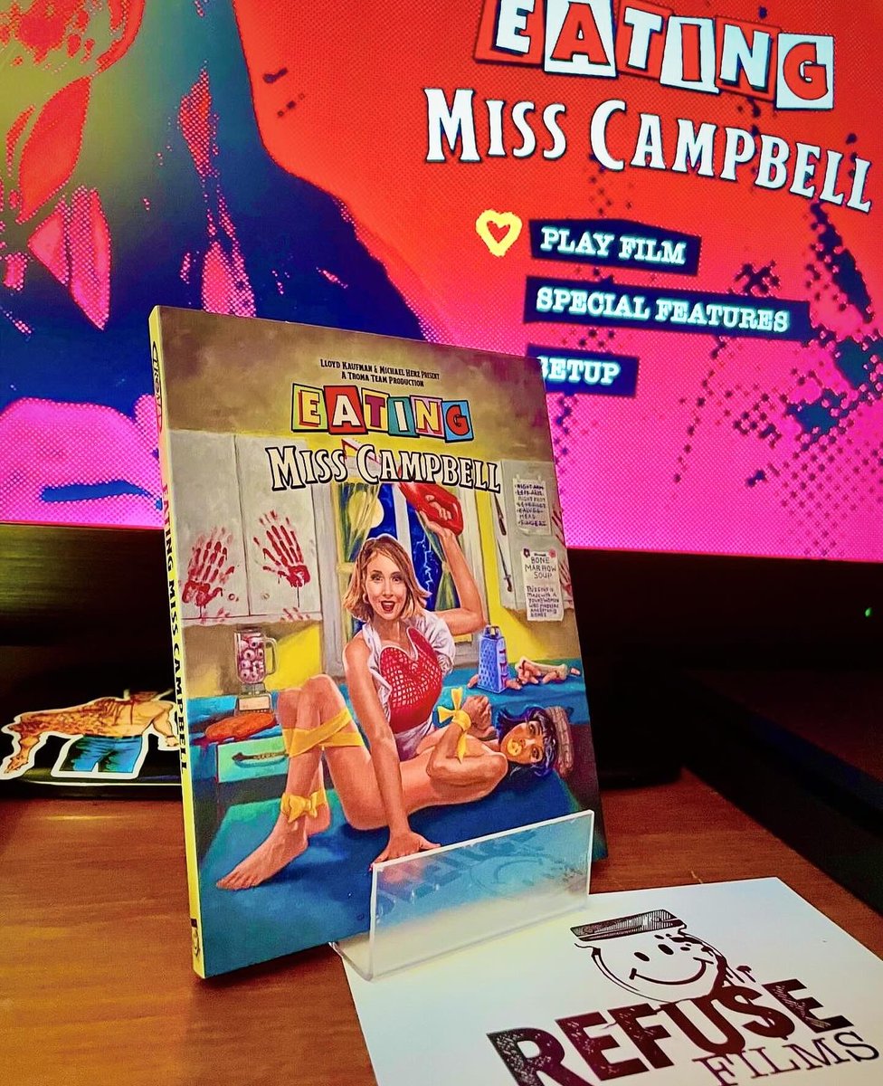 Over HALF of Eating Miss Campbell Blu-rays SOLD! Only 2,500 manufactured with numbered & signed slipcover. Buy yours today at refusefilms.com 📀💜