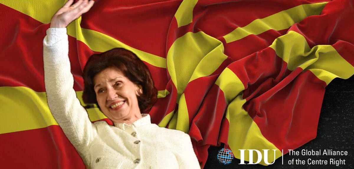 Congratulations to IDU member <a href="/VMRO_DPMNE/">ВМРО-ДПМНЕ</a> and Prof. <a href="/gogamkd/">Гордана Сиљановска Давкова (Gordana Siljanovska)</a> on their triumph in today’s elections in N. Macedonia. We are confident that N. Macedonia will tremendously benefit from its new centre-right government! #IzboriMK #Избори2024