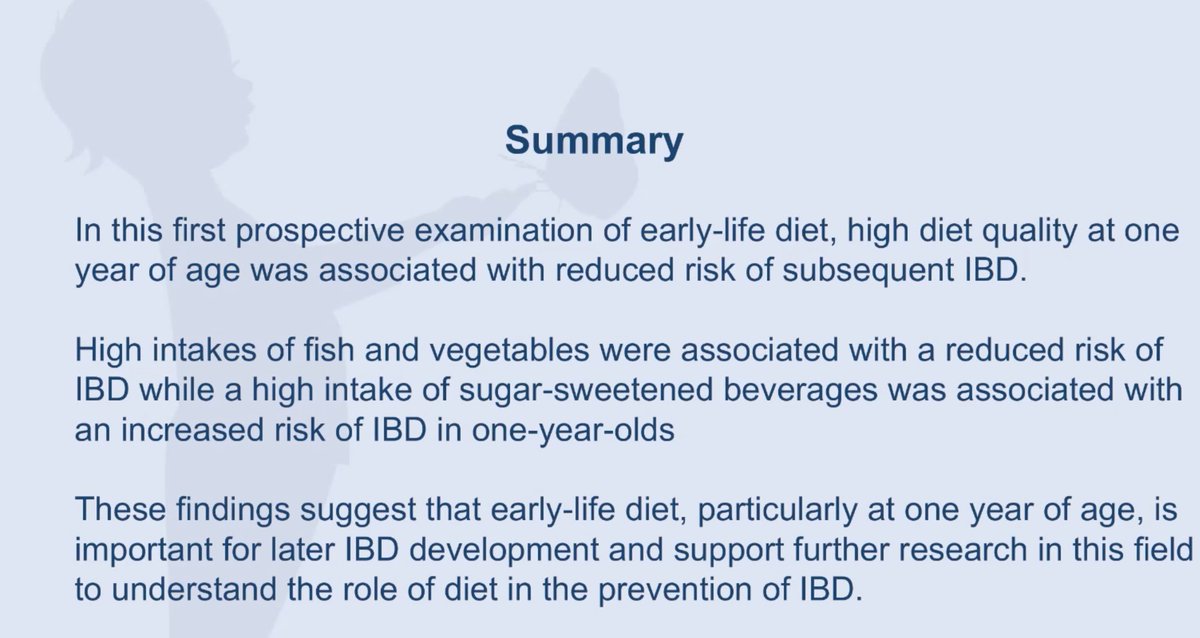 #GUTVideo by Guo et al on the paper 'Early-life diet and risk of inflammatory bowel disease: a pooled study in two Scandinavian birth cohorts' via bit.ly/3xNsKpa Paper: bit.ly/3IHYPAY @goteborgsuni #IBD