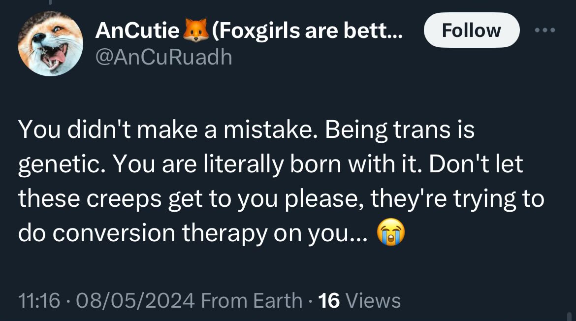 A 33-year old man grooming and indoctrinating a 15-year old autistic child into the transcult by affirming his delusions instead of telling him to seek help. Creepy! 🤢 #LeaveKidsAlone