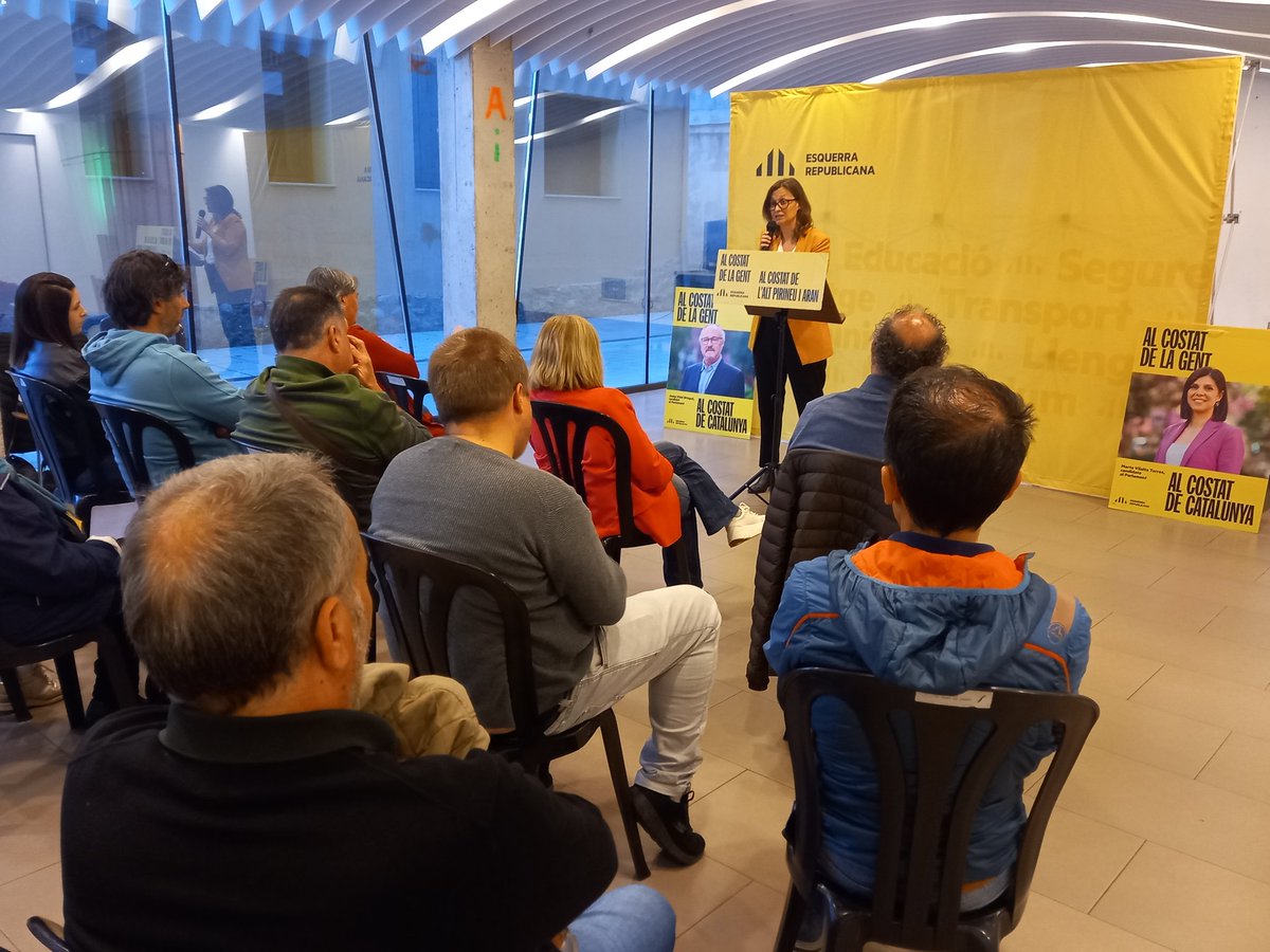 📢 Avui #PontDeSuert ha acollit un acte de campanya amb els candidats pirinencs, <a href="/NorayRosa/">Rosa Noray Vidal</a>, Pepe Vidal <a href="/BringueJosep/">Josep Vidal Bringue</a> i <a href="/BombardoRoser/">Roser Bombardó</a> acompanyats de la Consellera <a href="/MeritxellSerret/">Meritxell Serret Aleu</a> 

✊🏻 Per un #Pirineu viu i ple d'oportunitats 🌱

#AlCostatDeLaGent