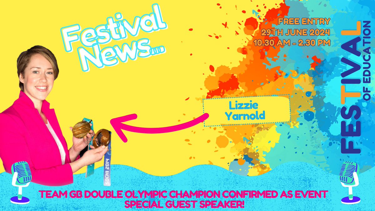 Really looking forward to hearing <a href="/LizYarnold/">Lizzy Yarnold</a> speak at #TLFest on 29th June 2024!