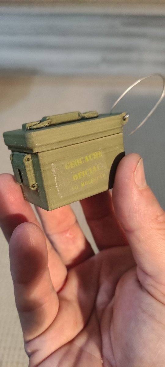AdolficusGC's tweet photo. An #ammobox always is a great container 😃.
#geocaching #3dprinting
@GoGeocaching https://t.co/4hYBwtj2Ps