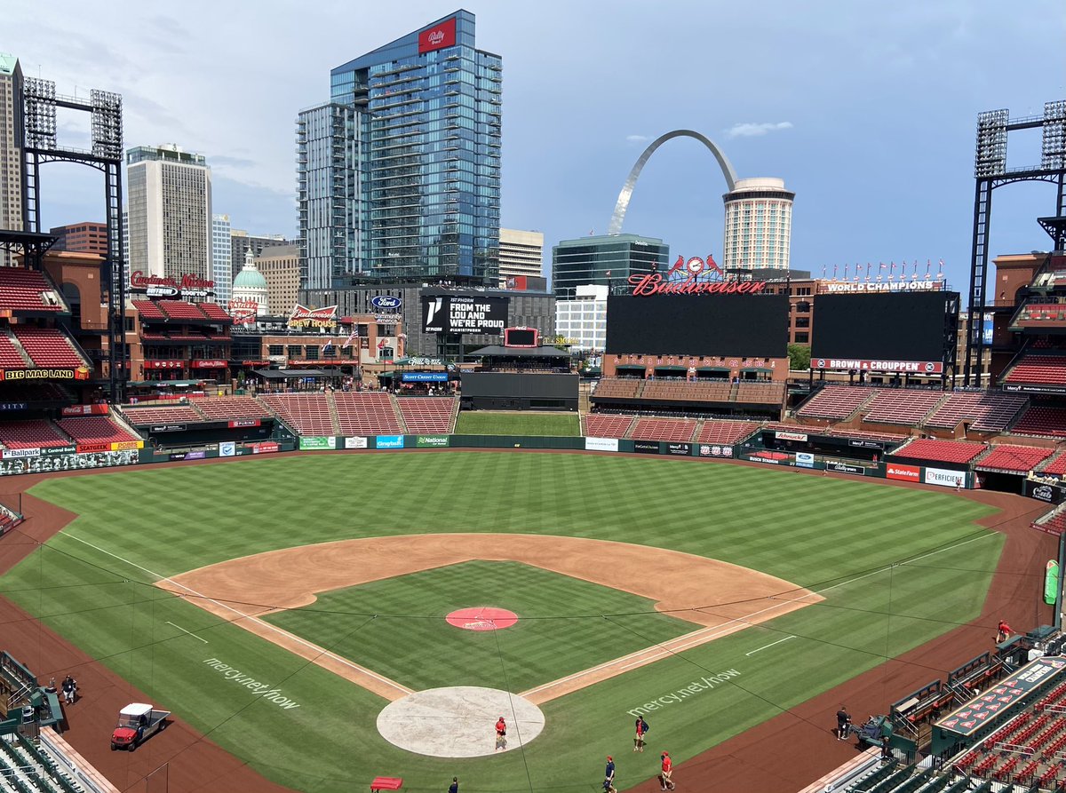 Looks nice out there now. #STLCards