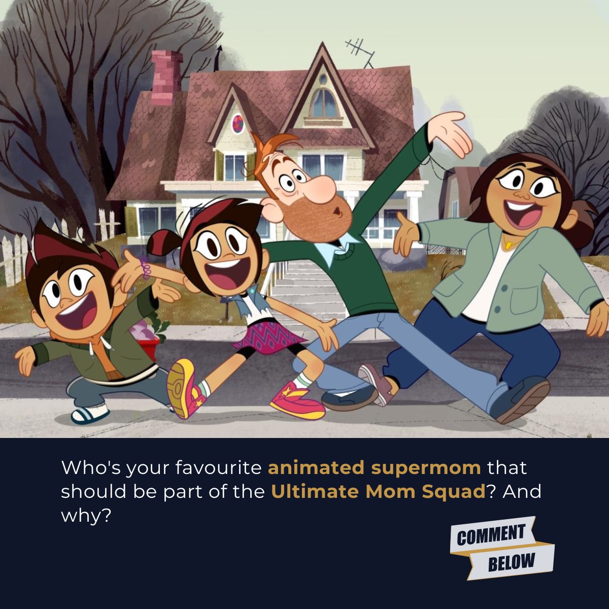mercuryfilmwrks's tweet photo. Sharon McGee is another Mom we adore because of her fun, witty and driven ways. She is Molly's mom and an essential member of the Ultimate Mom Squad!
#momsweek #supermomssquad #animatedsupermoms #sharonmcgee #ultimatemomsquad #mercuryfilmworks #mfw #storytellers https://t.co/uaKHK0JT1n