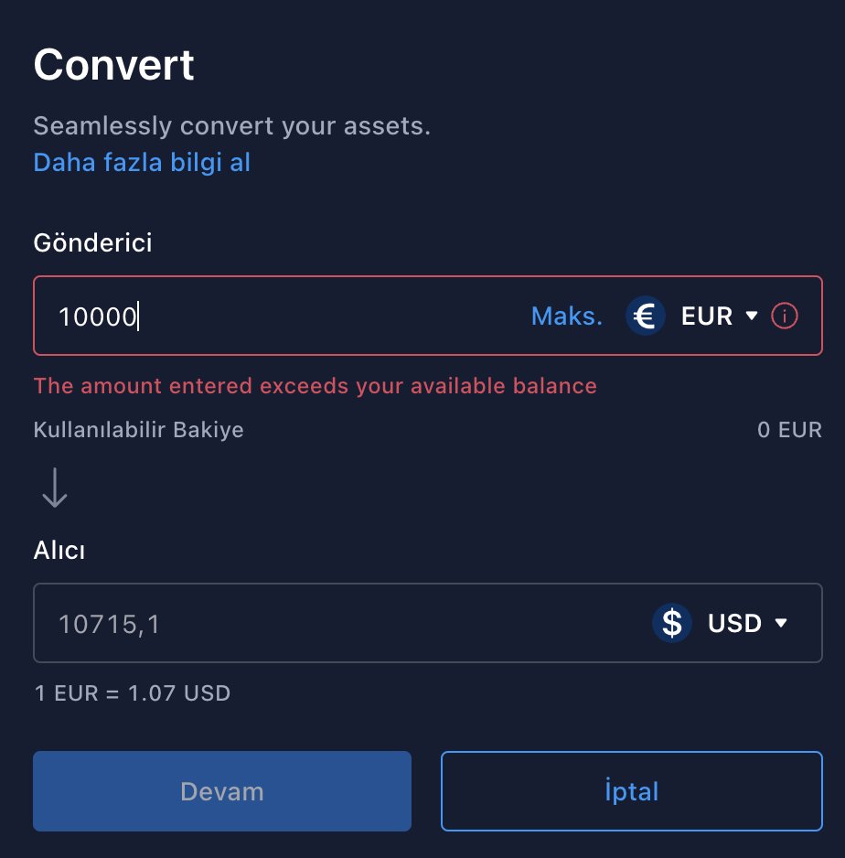 Crypto.com Exchange users residing in the EU can now convert their $EUR to $USD with zero transaction fees and 100% real value. #CROFam