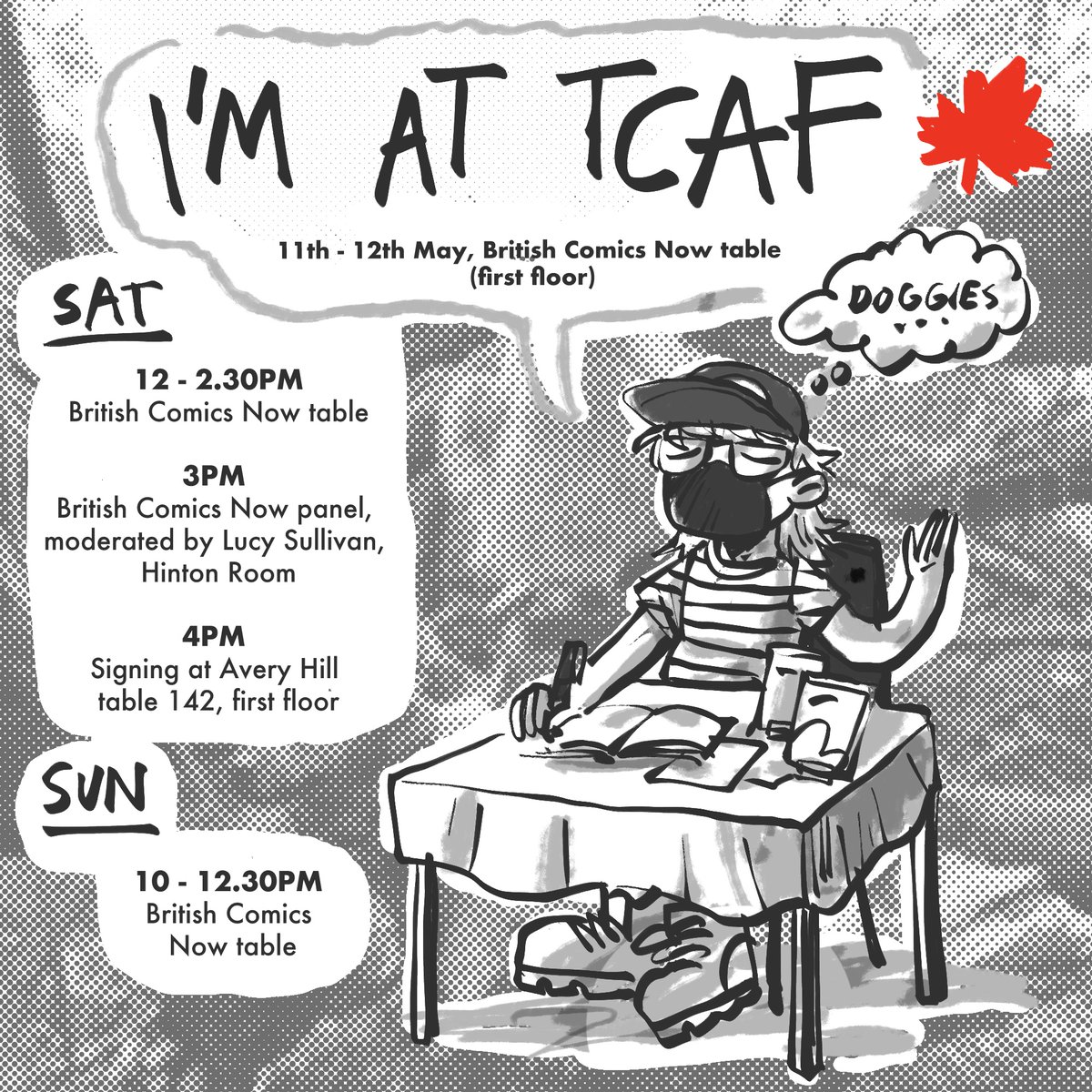 helloooo! I’m at @TorontoComics as part of the British Comics Now delegation