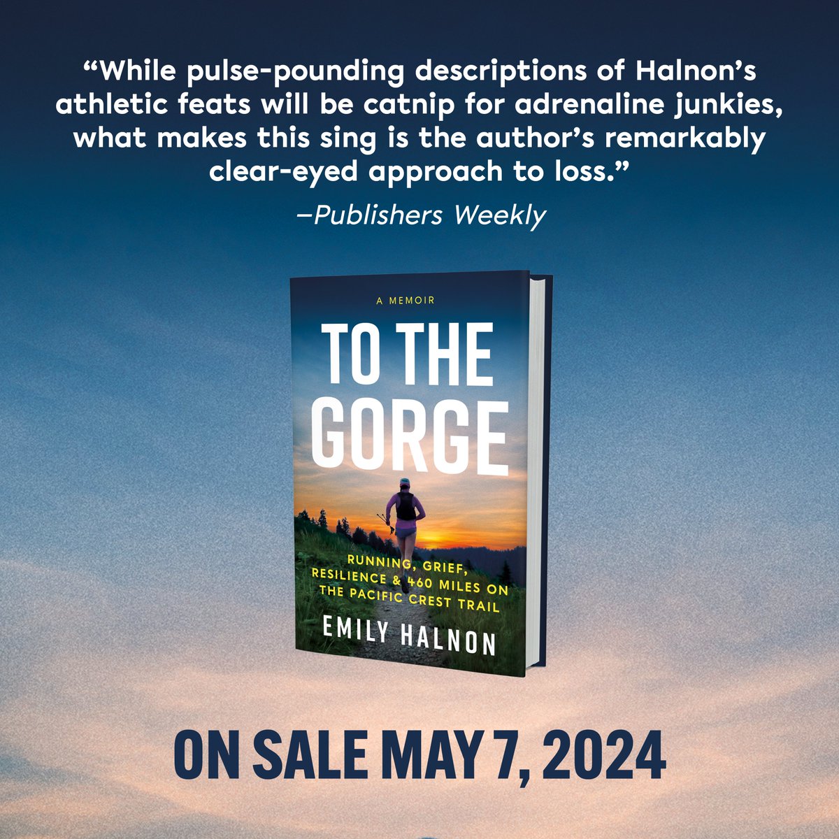 TO THE GORGE is officially out and available everywhere books are sold. To the Gorge is a story about my 460-mile run across the Oregon PCT to celebrate my brave and inspiring mom. It's a story born from loss, but it's a lot about live. tinyurl.com/ycyfh3bt