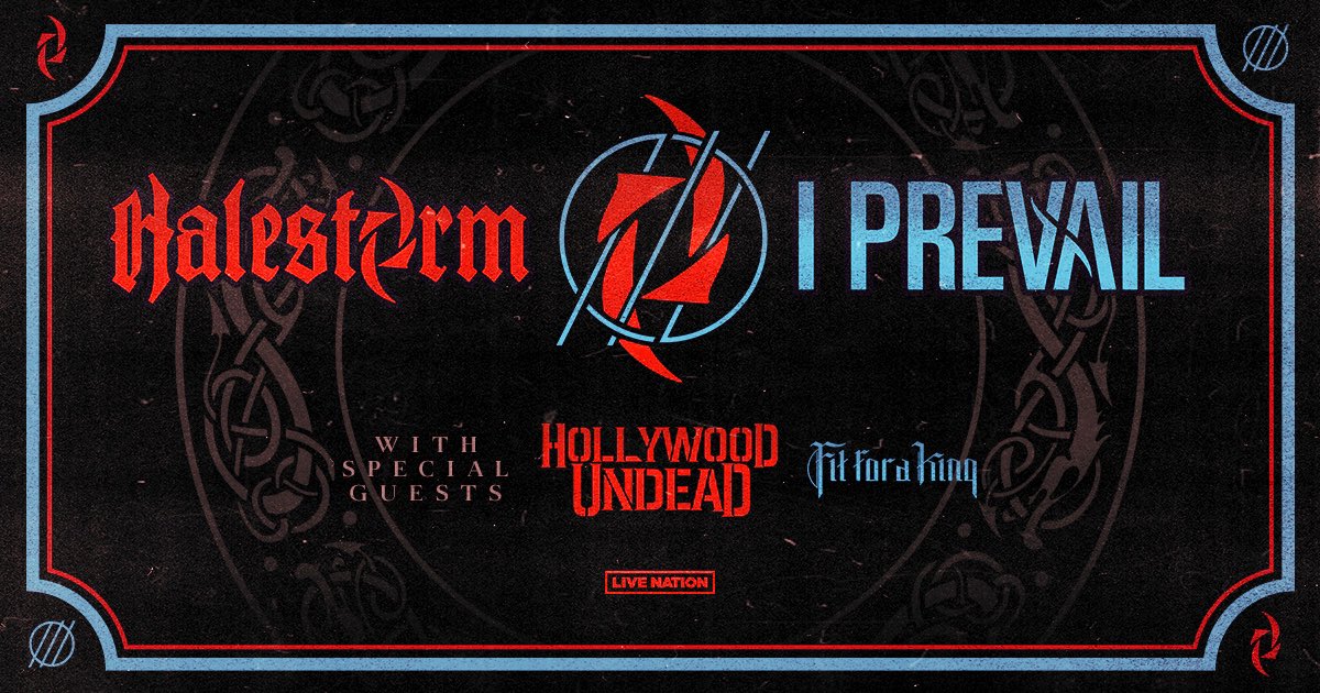 I have the best girlfriend ever. @klarajox just got us amazing seats for the @Halestorm & @IPrevailBand concert for my birthday! I am one lucky bastard 

@hollywoodundead @fitforaking