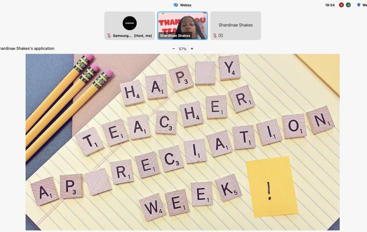 ‼️‼️ There is still time to jump in and listen to Shay Shakes share about ALL the deets about Digital Citizens! JOIN NOW!!! bit.ly/SamsungVPD #FREEPD #TeacherAppreciationWeek @SamsungEDu @deelanier @racheldswanson @micahshippee @YaritzaV_ @SueThotz @ThatDopeTeacher