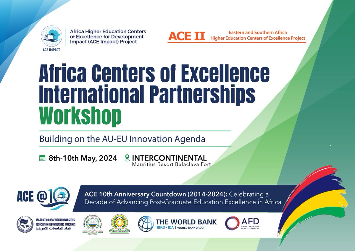 Day 2 of the #ACEPartnerships workshop will explore the research and innovation within the health sector. Panelists from @WACCBIP_UG, University of Rijeka, @cdtafrica, @acephap_buk, @imperialcollege, @MbararaUST, @acegid. Join the discussion thru this link us02web.zoom.us/meeting/regist…