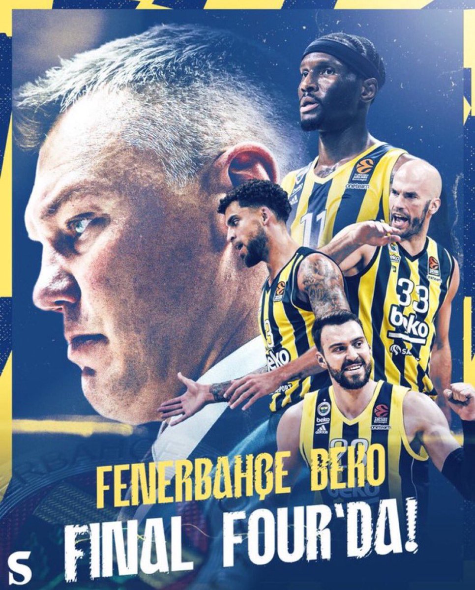 Tebrikler Fenerbahçe Beko, Euroleague Final Four’da başarılar diliyorum.. #YellowLegacy #Euroleague @FBBasketbol