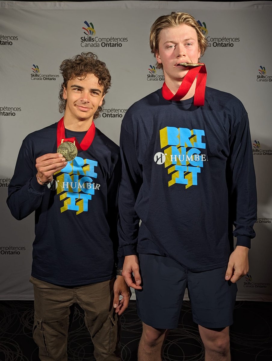 Congratulations to #HumberFAST students Liam Johnson  & Dylan Ferreira for earning Gold 🥇in #HorticultureAndLandscape @skillsontario
2024 Competition!