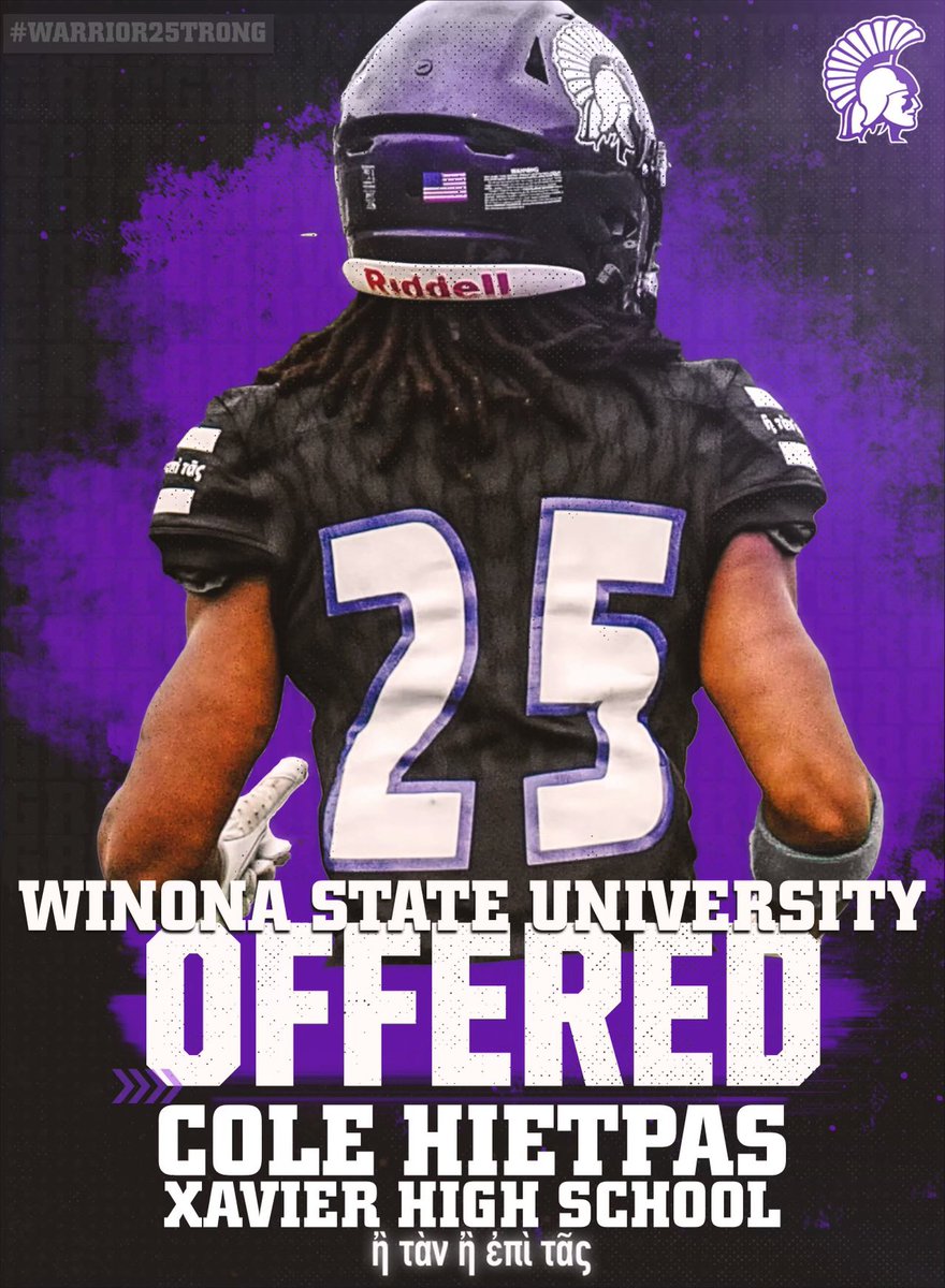Cole Hietpas (@colehietpas) on Twitter photo After a great call with <a href="/Coach_Bergy/">Brian Bergstrom</a> I am excited and honored to say that I have received my first Division 2 offer from Winona State University!
Thank you!!
<a href="/Coach_Spencer11/">Spencer Erickson</a>
<a href="/CoachMFair/">Mitch Fair</a>
<a href="/WinonaState_FB/">Winona State Football</a>
<a href="/MJ_NFLDraft/">Mark Johnson</a>
<a href="/GoMVB/">GoMVB Get Seen. Get Serious. Get to the Next Level</a> After a great call with <a href="/Coach_Bergy/">Brian Bergstrom</a> I am excited and honored to say that I have received my first Division 2 offer from Winona State University!
Thank you!!
<a href="/Coach_Spencer11/">Spencer Erickson</a>
<a href="/CoachMFair/">Mitch Fair</a>
<a href="/WinonaState_FB/">Winona State Football</a>
<a href="/MJ_NFLDraft/">Mark Johnson</a>
<a href="/GoMVB/">GoMVB Get Seen. Get Serious. Get to the Next Level</a>