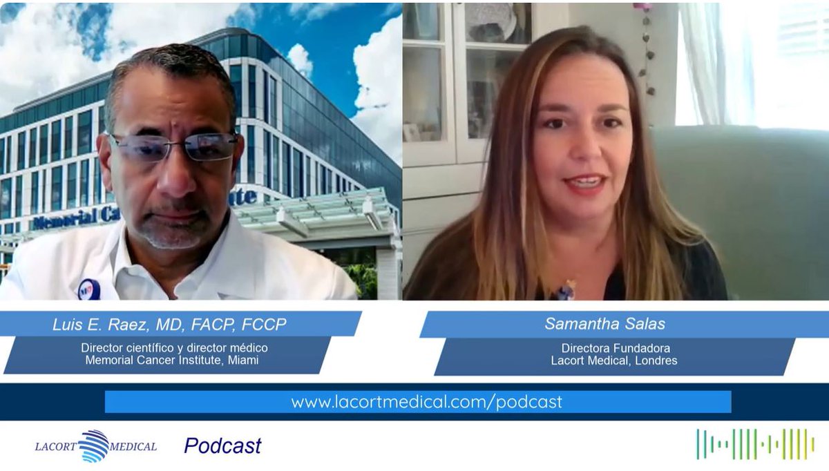 Thanks to @LacortMedical for the interview (Spanish) to discuss #lungcancer #lcsm @MCIStrong @mhshospital @FLASCO_ORG @OLACANCER1 youtube.com/watch?v=qSxPUF…