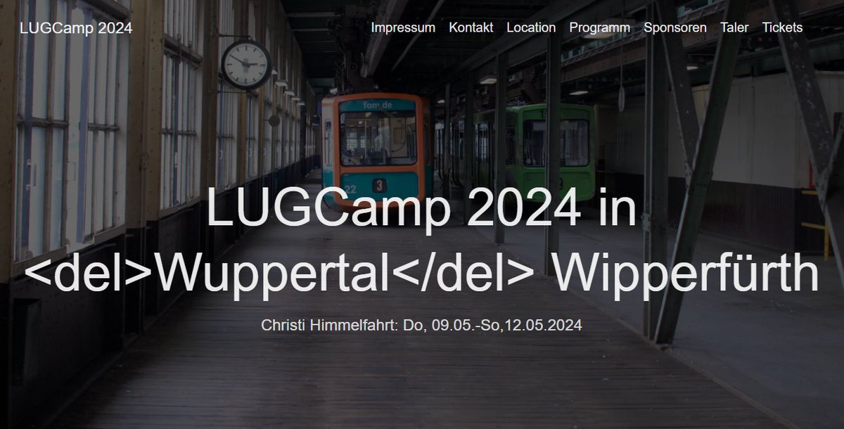 Auf zum #lugcamp 2024 in Wipperfürth