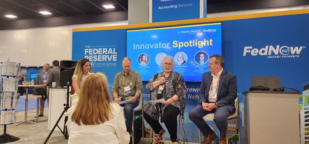 Today at Smarter Faster Payments 2024 Elspeth Bloodgood represented Jack Henry during Nacha Innovator Spotlight hosted by the Federal Reserve Financial Services.

#Payments2024 #FasterPayments