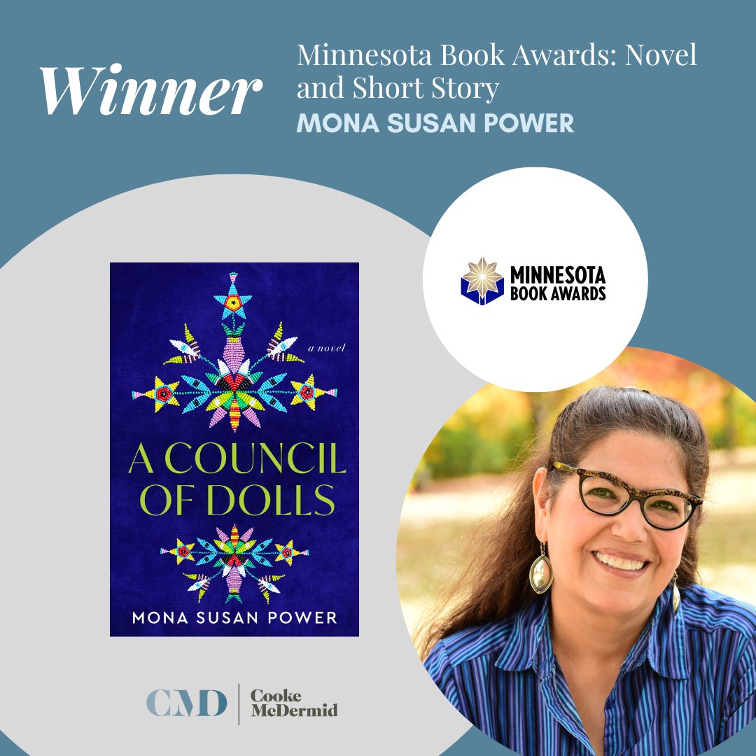 Congratulations to Mona Susan Power, winner of the 2024 Minnesota Book Award in the Novel and Short Story category for A COUNCIL OF DOLLS! Read more about Mona and A COUNCIL OF DOLLS here: bit.ly/4bvtbD8