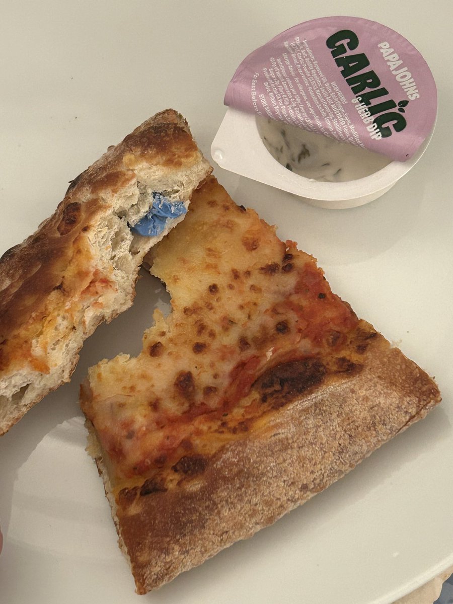 UK_Hoosier's tweet photo. @PapaJohnsUK - Please explain why someone with open wounds on their hands can be handling raw dough &amp; then lose a plaster in our food. Absolutely disgusting. It all went in the bin! https://t.co/MxMOYYbOS9