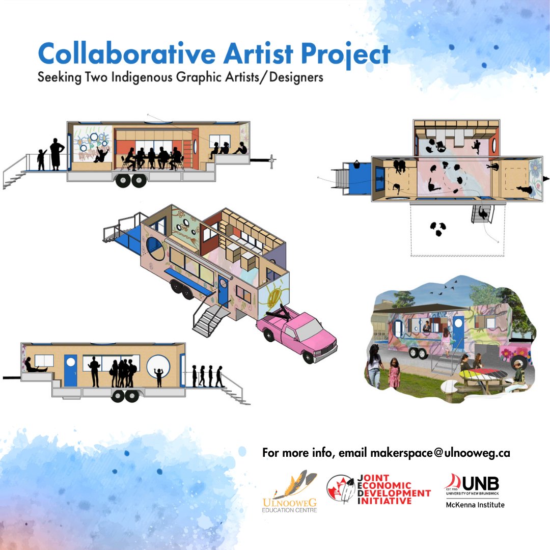 Seeking two Indigenous graphic artists/designers to collaborate in creating a unique and creative brand for a mobile makerspace. Learn more and apply now at lp.constantcontactpages.com/cu/bODUWgv/Col…