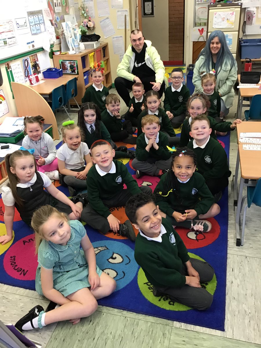 The School Council decided to have a ‘Mad Hair’ Day to raise funds for Angling First, a charitable organisation which promotes fishing for children. The day was a great success.We were very impressed with the different hairstyles!