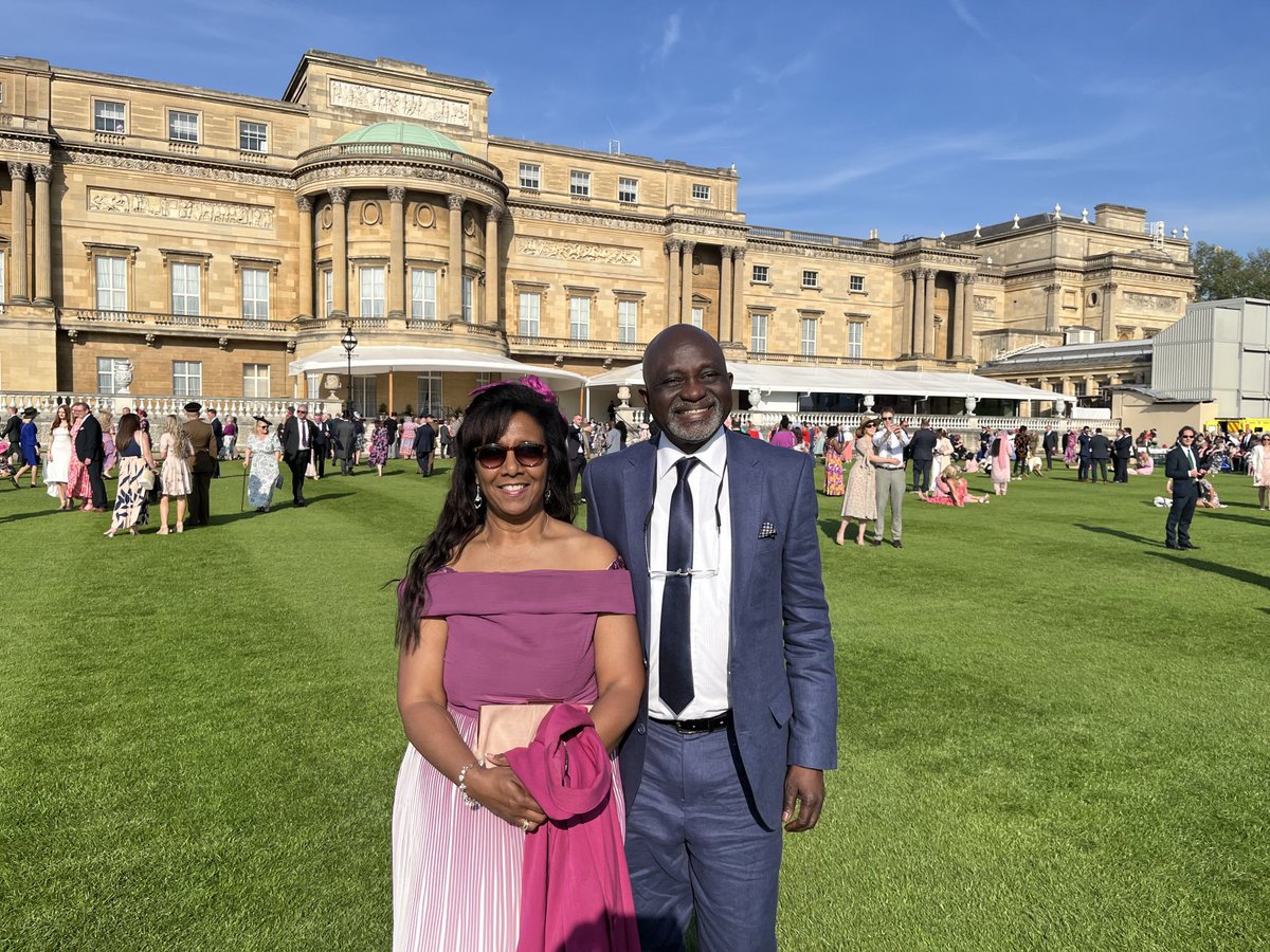 It was a great privilege to attend #HRH ⁦⁦@KingCharIesIII⁩ #Buckinghampalace #Gardenparty with my wife today. Long live the king!