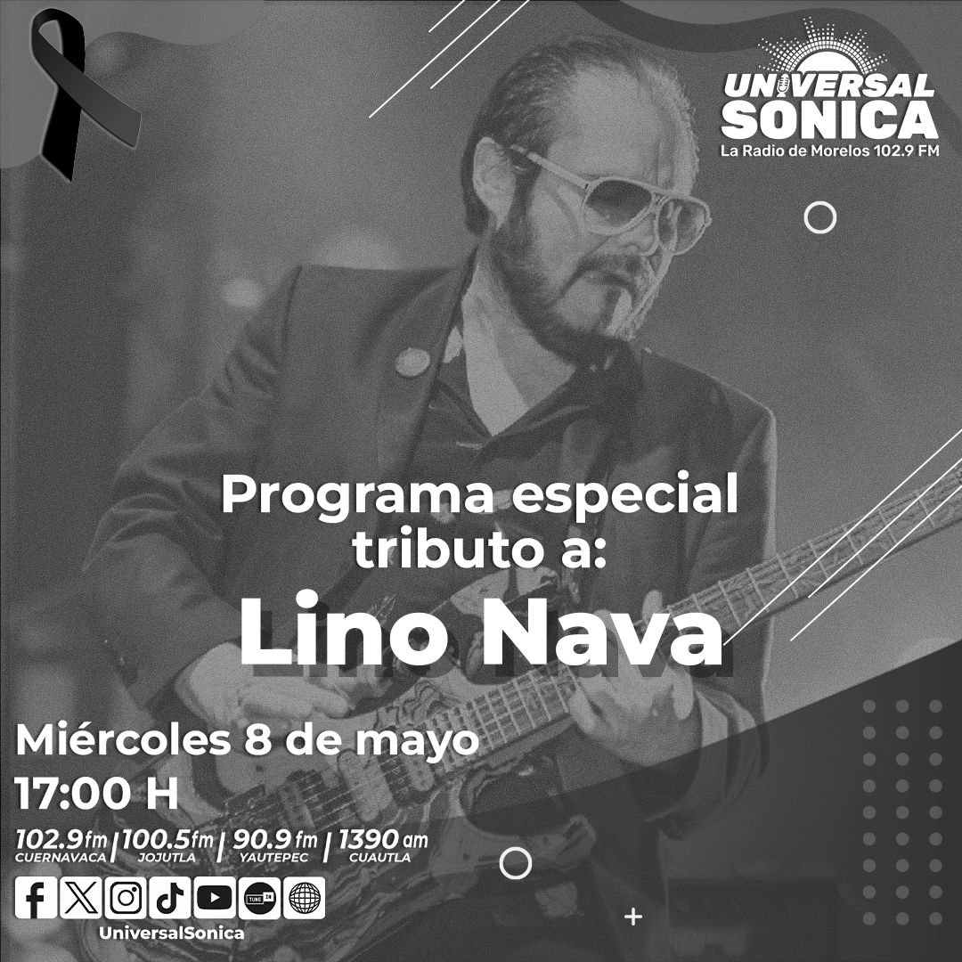 🎸 No te pierdas el programa especial, tributo a Lino Nava, conducido por Paco Granillo. Y además una entrevista exclusiva con Kenny de Kenny y los Eléctricos. 🎶