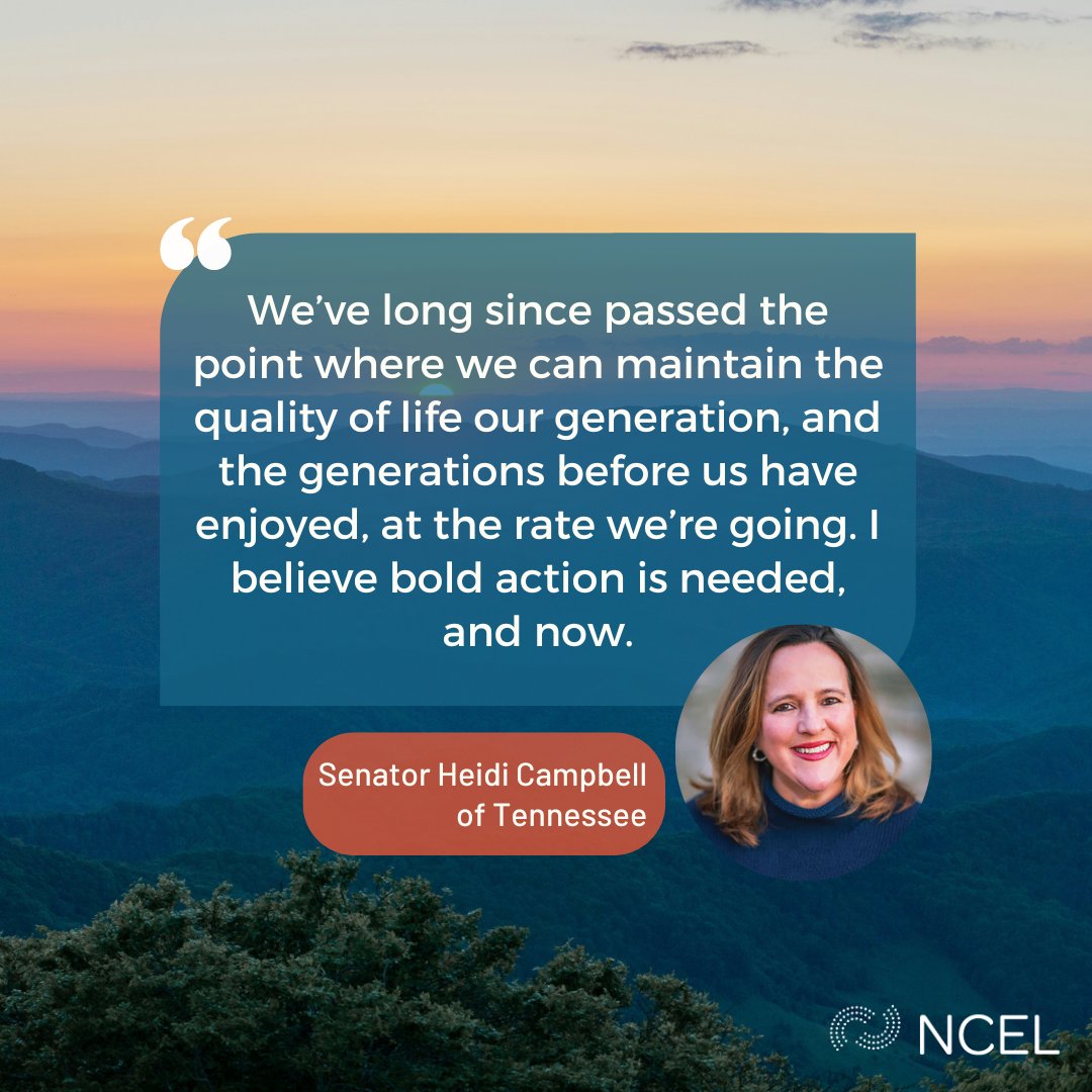 'We’ve long since passed the point where we can maintain the quality of life our generation, and the generations before us have enjoyed. I believe bold action is needed, and now.' Learn more about Tennessee #StateLead Senator @Campbell4TN: ow.ly/qTej50RzNq8