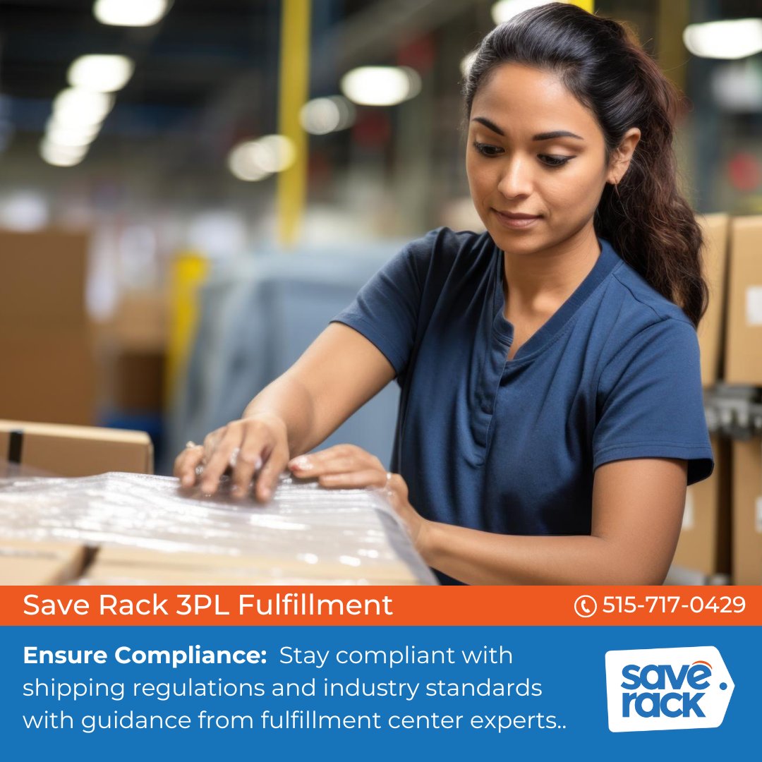 Our Save Rack system ensures your operations are fully compliant, protecting your business and building trust with your customers.

With us, compliance is not a hurdle, but a stepping stone to success. 🌉

#SaveRackFulfillment #EnsureCompliance #RegulatorySuccess #TrustAndSafety