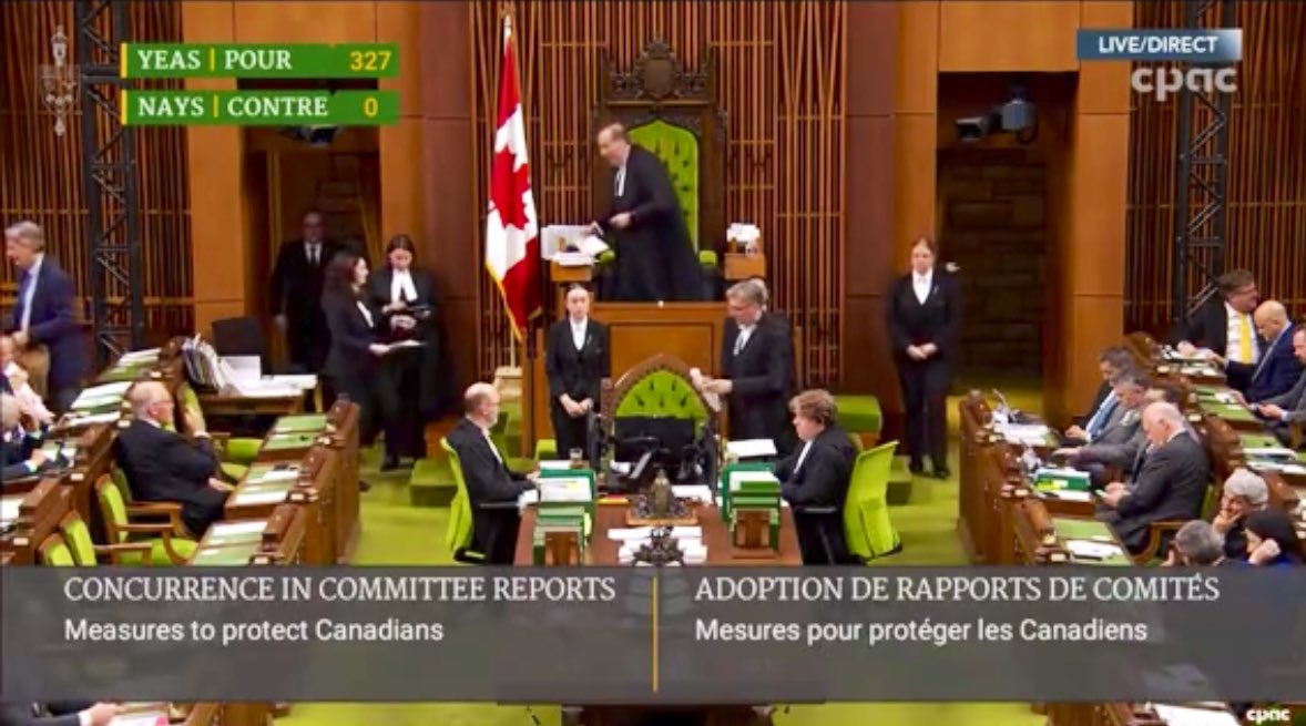 The Parliament in Canada just voted in favor of MP @GarnettGenuis motion, which lists the IRGC as a terrorist organization.

327 Yes
0 No

I am incredibly proud of all activists in Canada, who set aside time to call their members prior to the voting.
